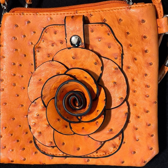 Orange crossbody bag - Picture 3 of 6